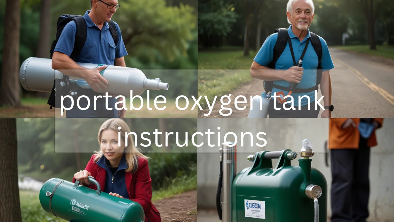 portable oxygen tank instructions