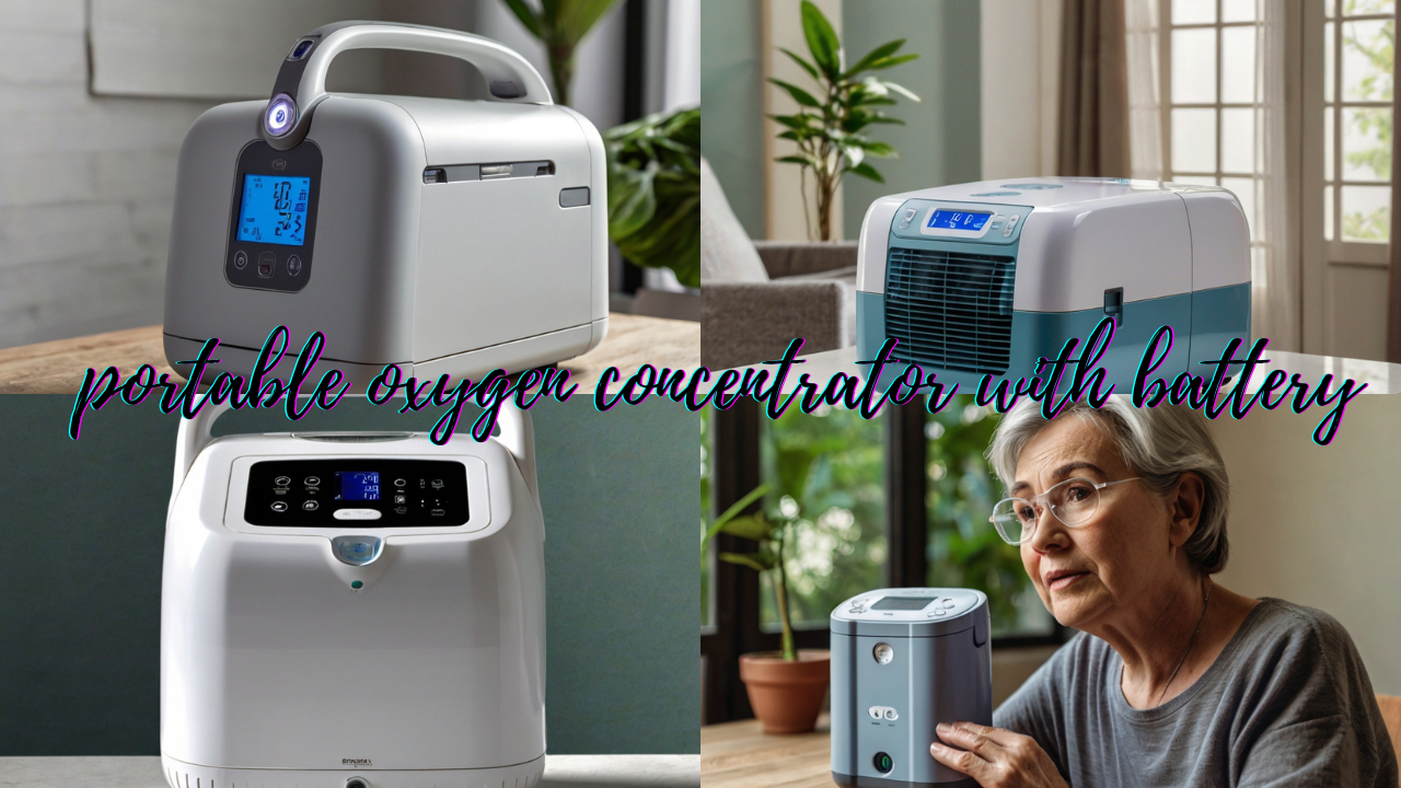 portable oxygen concentrator with battery